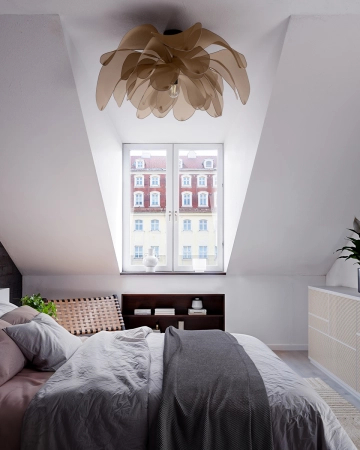Lampa sufitowa By Rydens Lou Lou Ø80 beżowy