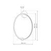 Milagro Lampa sufitowa Saturno Gold 46W LED ML8861 ZŁOTY