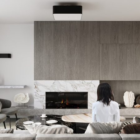 Sollux Lighting Plafon LOKKO 45 czarny SL.0776