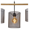 Lampa wisząca Lucide BASKETT czarny 45459/04/30
