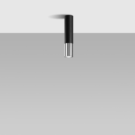 Sollux Lighting Plafon LOOPEZ czarny/miedź SL.0945