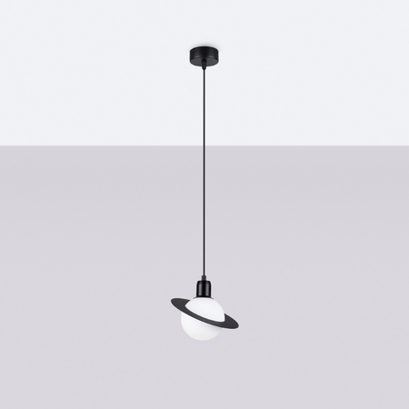 Sollux Lighting Lampa wisząca HYPERION 1 czarny SL.1358