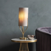 Lampa stołowa Endon Lighting Fraser 95467 mosiądz