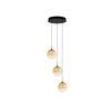 Lampa wisząca Luces Exclusivas LURVELA LE45133 złoty i odcienie złota, czarny