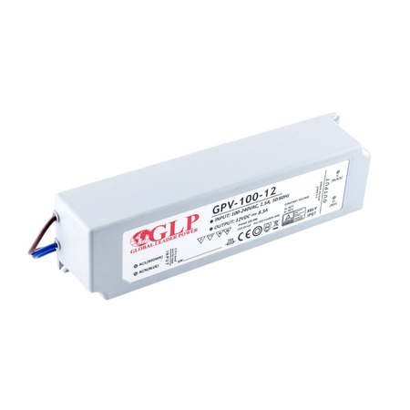 Zasilacz Impulsowy 12V GPV-100 100W IP67 wodoodporny