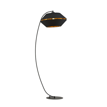 Lampa podłogowa PIANO LP Emibig 1183/LP czarny/złoty