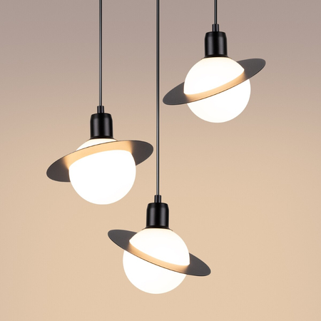 Sollux Lighting Lampa wisząca HYPERION 3P czarny SL.1359