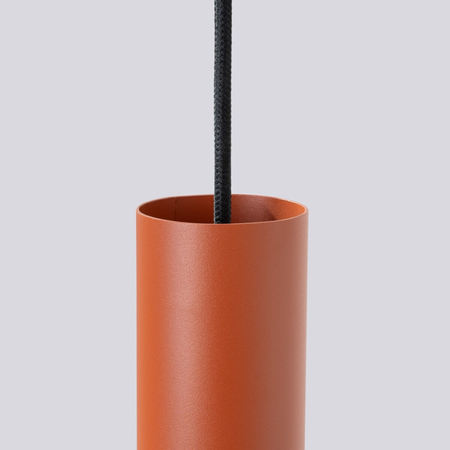 Sollux Lighting Lampa wisząca LAGOS 1 ochra czerwona SL.1489