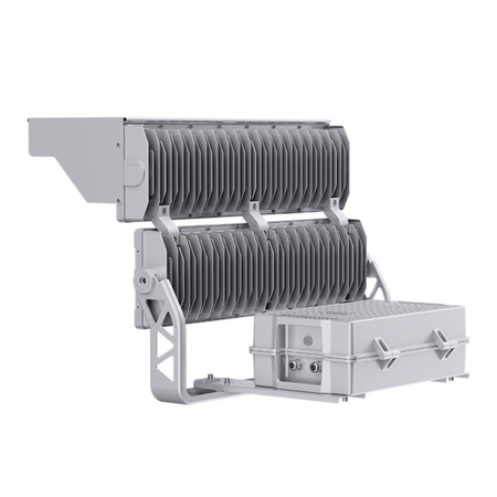 Wysokomasztowa lampa LED Greenie Mastray 30° 1000W 170lm/W do precyzyjnego oświetlenia dużych powierzchni 5000K