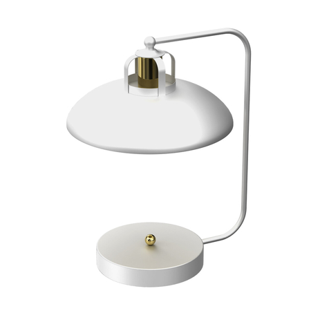 Milagro Lampka biurkowa Felix 1xE27 Biały/Złoty MLP7706 Biel / Złoto