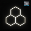 Lampa LED Hexagon Blaupunkt 108W geometryczny panel sufitowy led 4000K CRI90 w kształcie plasta miodu