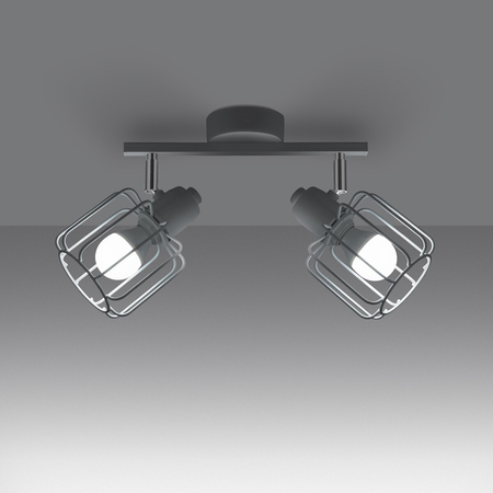 Sollux Lighting Plafon BELUCI 2 czarny SL.1115