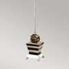 Lampa stołowa Elstead Lighting Peony szary FB-PEONY-TL