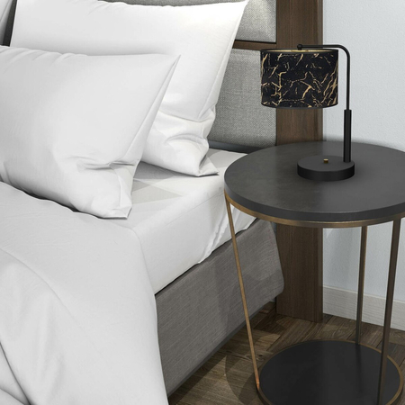 Milagro Lampka stołowa SENSO Black/Gold 1xE27 MLP7299 CZARNY / ZŁOTY