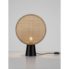 Lampa stołowa Luces Exclusivas COLVERZO LE45386 drewno jasne i ciemne, czarny