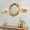 Kinkiet Endon Lighting Boyer BOYER-2WBAB-L mosiądz