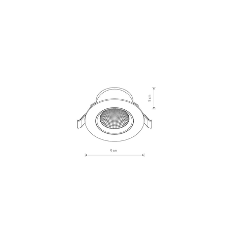 Oczko EGINA LED 5W Nowodvorski 10550 czarny