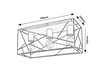 Lampa sufitowa Rabalux Boire 71023 czarny