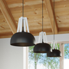 Sollux Lighting Lampa wisząca CASCO czarna/biała SL.0389