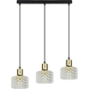 Milagro Lampa wisząca LUMI 3xG9 ML9748 CZARNY + ZŁOTY