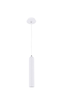 Lampa wisząca TUBO 1 WHITE Azzardo AZ1237 white