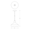 Lampa wisząca Zuma Line Sigma A8016L czarny