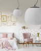 Lampa wisząca FELIPE 45 Azzardo AZ3182 biały/czarny