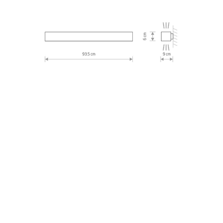 Kinkiet SOFT WALL LED 90X6 Nowodvorski 7548 biały