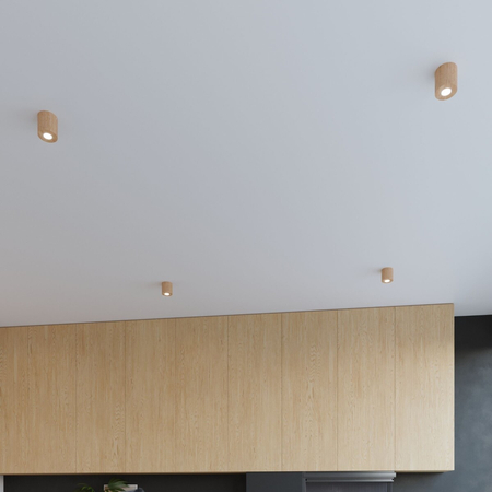 Sollux Lighting Kinkiet ORBIS naturalne drewno SL.0490