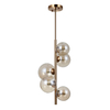 Lampa wisząca Italux PND-406007-V5-HBR Mosiądz miodowy