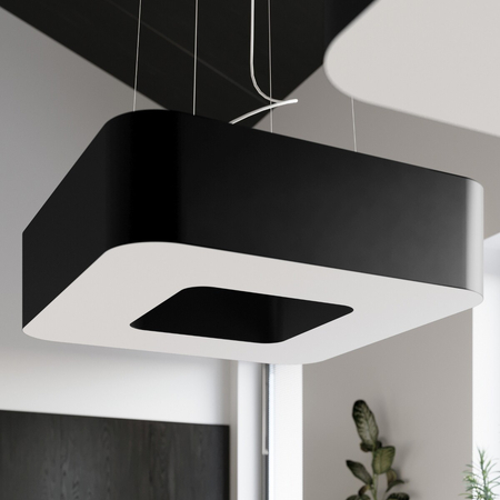 Sollux Lighting Żyrandol URANO 80 czarny SL.0828
