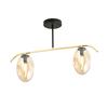 Lampa sufitowa FINES 2 Emibig 1281/2 czarny/złoty
