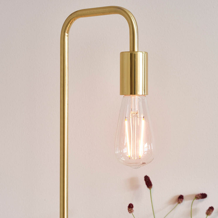 Lampa stołowa Endon Lighting Rubens 77117 mosiądz