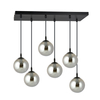 Lampa wisząca COSMO 6 BL GRAFIT Emibig 712/6 czarny