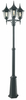 MODENA 303 BLACK E27 LED 2X9W TRIPLE
