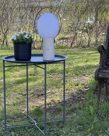 Lampa ogrodowa By Rydens Bari 4002640-5504 USB piaskowy beżowy