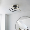 Lampa sufitowa Endon Lighting Dune 97633 biały/czarny