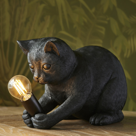Lampa stołowa Endon Lighting Kitten 107390 czarny