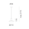 Lampa wisząca Artemide DAL0027O14 Stablight C LED
