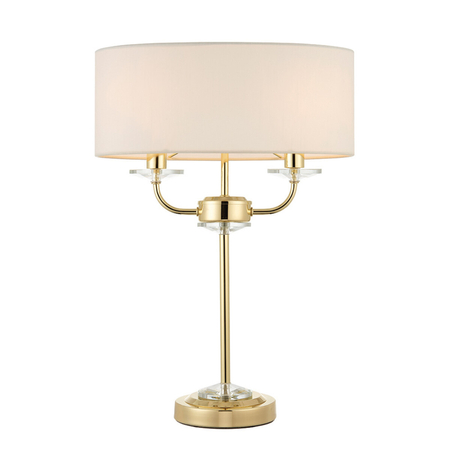 Lampa stołowa Endon Lighting Nixon 70564 mosiądz