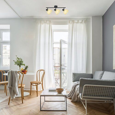 Oczko Rabalux Rattan 3135 czarny matowy