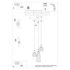 Sollux Lighting Lampa wisząca SUBA 4L czarna SL.1167