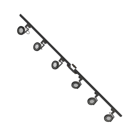 Zestaw szynowy Zuma Line 3028 ZESTAW 10 SZYNOPRZEWODY BLACK JEDNOOBWODOWY