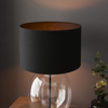 Lampa stołowa Endon Lighting Kelda Oval 100446 czarny