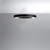 Sollux Lighting Żyrandol SATURNO SLIM 90 czarny SL.0798