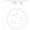 Lampa sufitowa Astro Ceiling Base 410 1462002 Matowy Biały