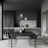 Lampa wisząca ASTRAL 3 Emibig 1266/3PREM czarny