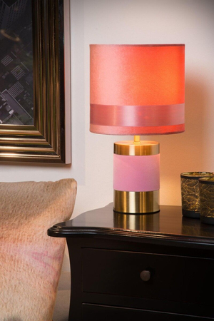 Lampa stołowa Lucide EXTRAVAGANZA FRIZZLE 10500/81/66 różowy