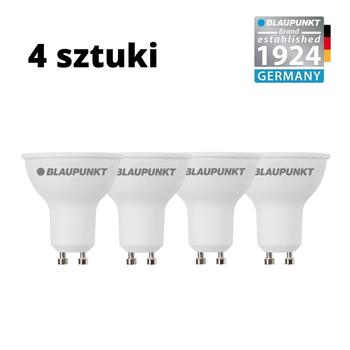 Zestaw 4 sztuk - Blaupunkt Żarówki LED GU10 5W NW