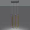 Sollux Lighting Lampa Wisząca PASTELO 3L złoty połysk SL.1196